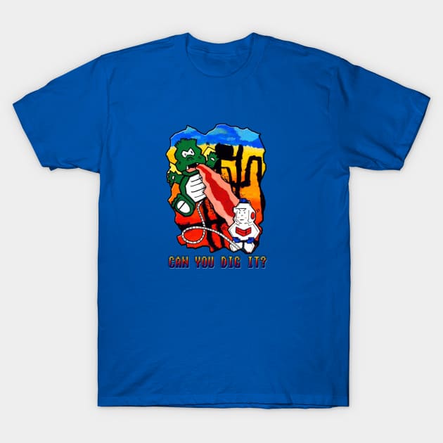 Dig Dug T-Shirt by sapanaentertainment